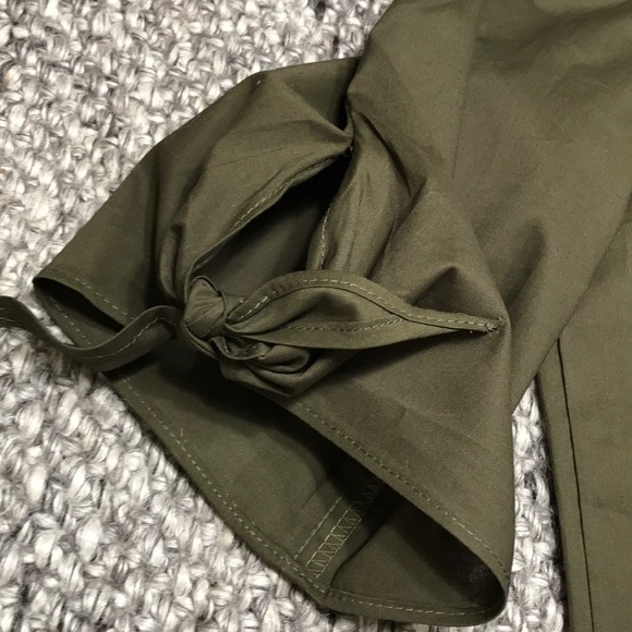 Love...Ady Olive Green Off the Shoulder Dress - Picture 4 of 5